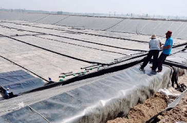 غشاء أرضي مركب