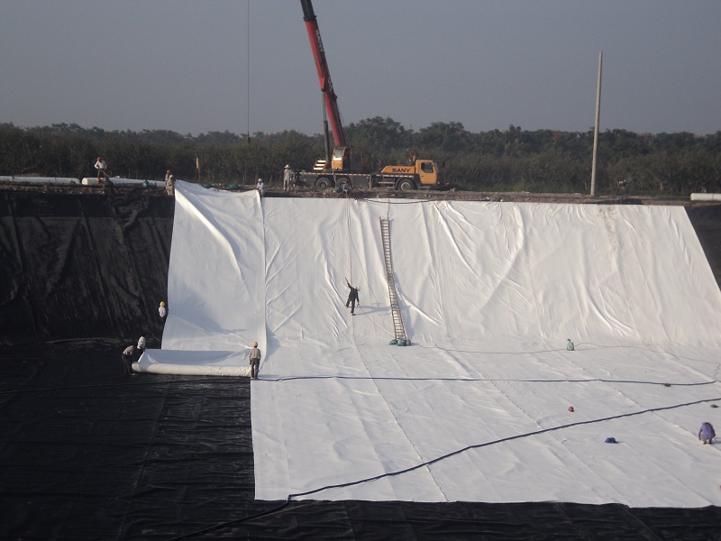 500 جم / م 2 منسوجات أرضية مستمرة للصرف من PET