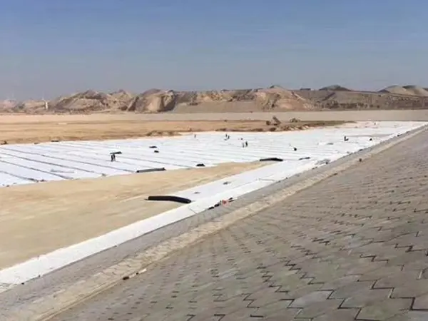 هل يتدفق المياه من خلال النسيج الجغرافي