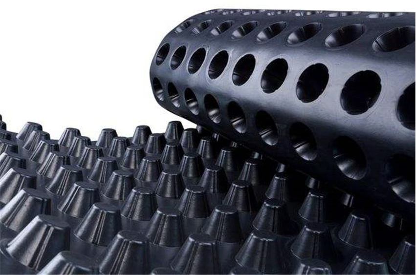 HDPE غشاء الدمل مجلس الصرف الأسود